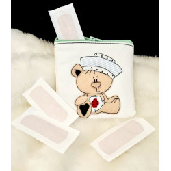 Stickdatei ITH - Aua Bär Doodle RV Tasche